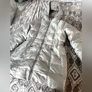 LANDS’ END Girls Fleece Lined Coat - Size 14